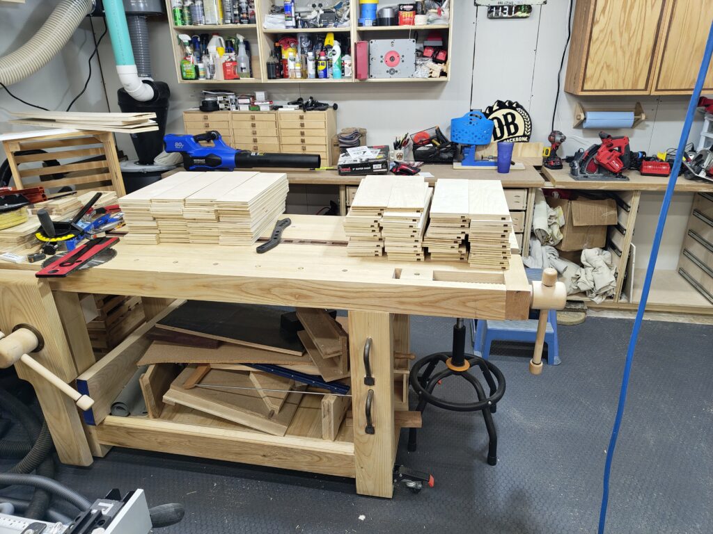 Drawers in progress