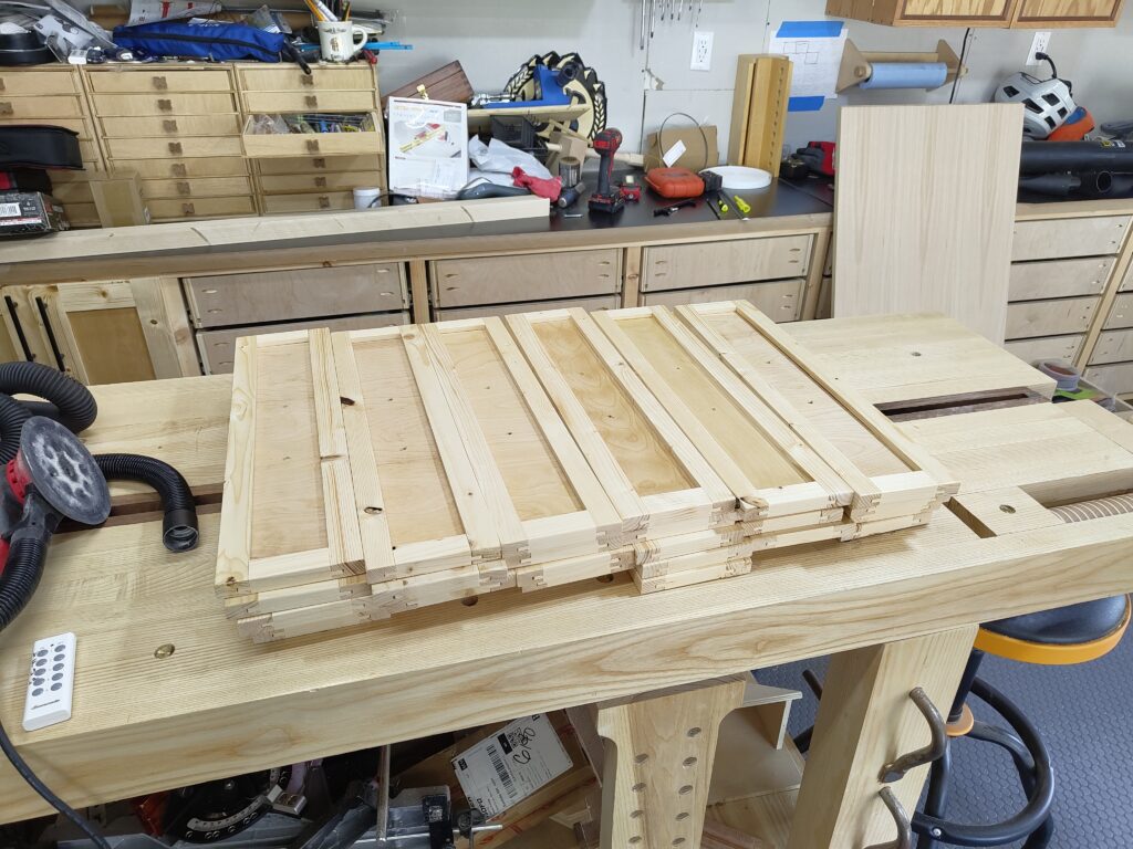 Drawer fronts complete!